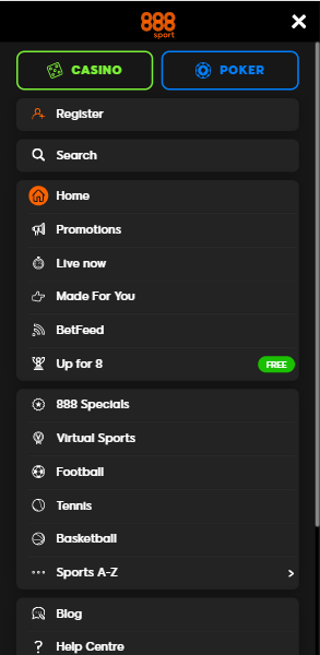 888 casino help centre