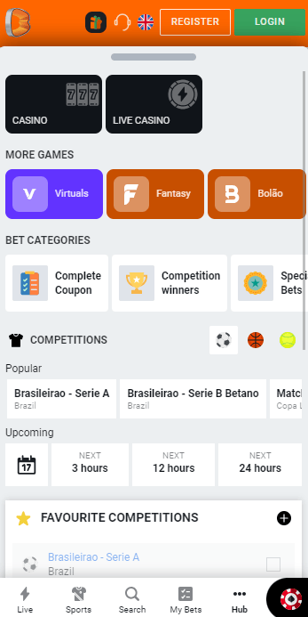 BETANO Apostas Brasil: Esportes e Cassino On-line [R$500 Bônus] Login