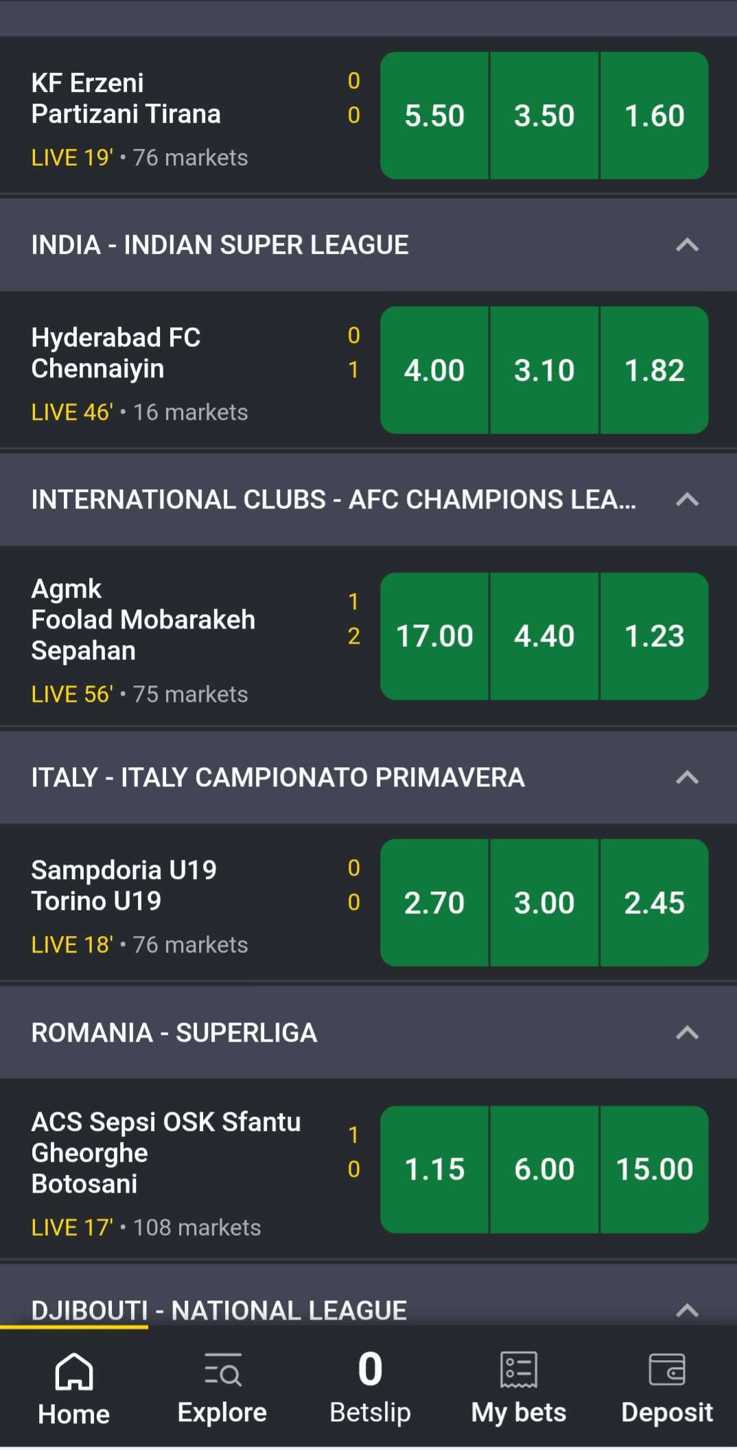 Bet9ja App 4