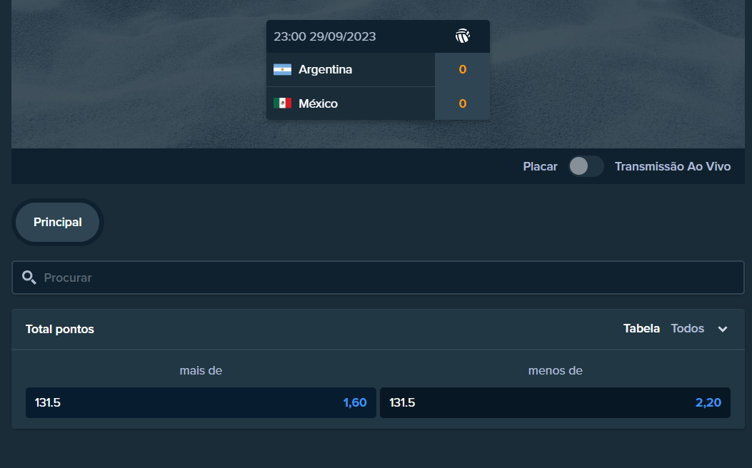 exemplo de odds para o vôlei stake