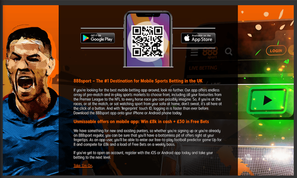 888sport mobile applications