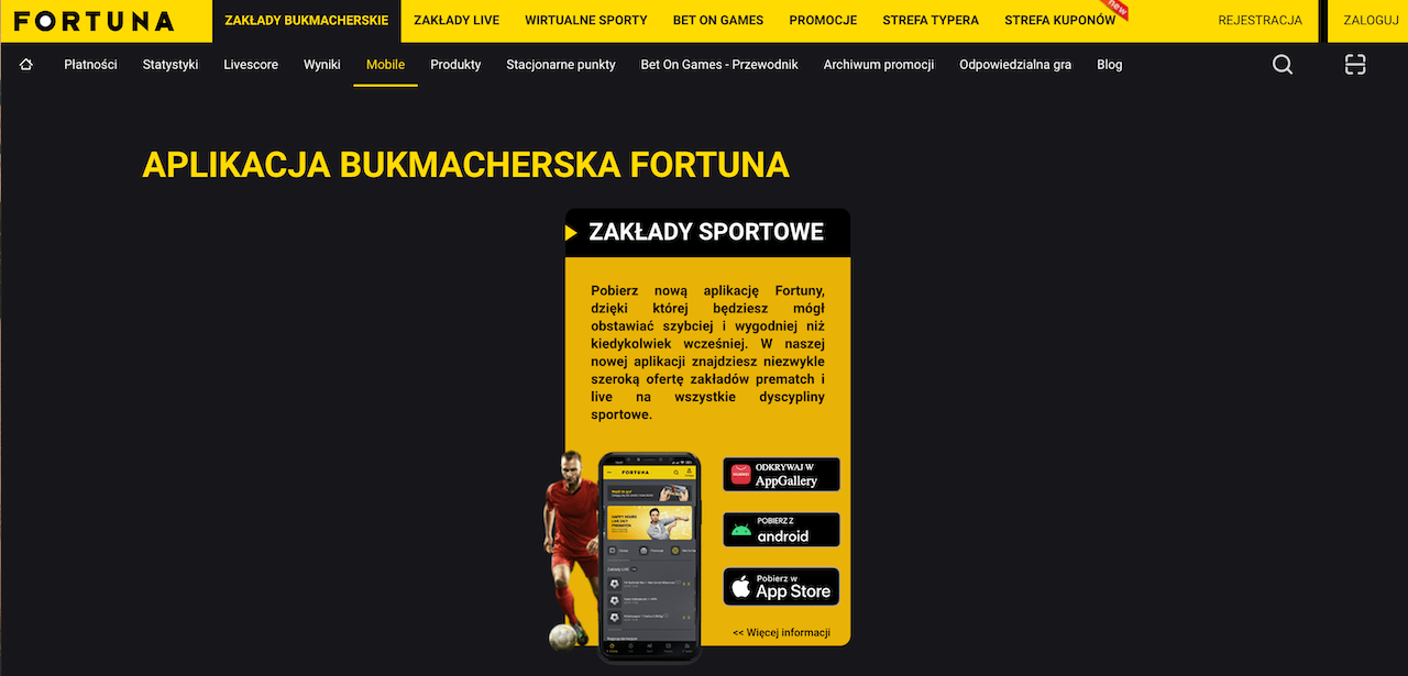 Fortuna Bet w app