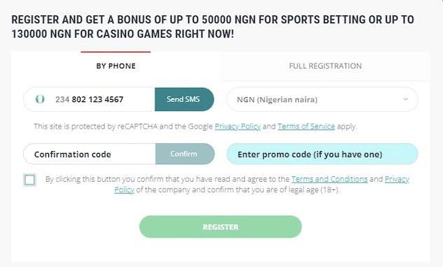 22bet Registration