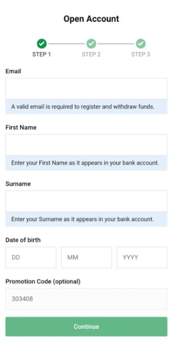Enter your details bet9ja