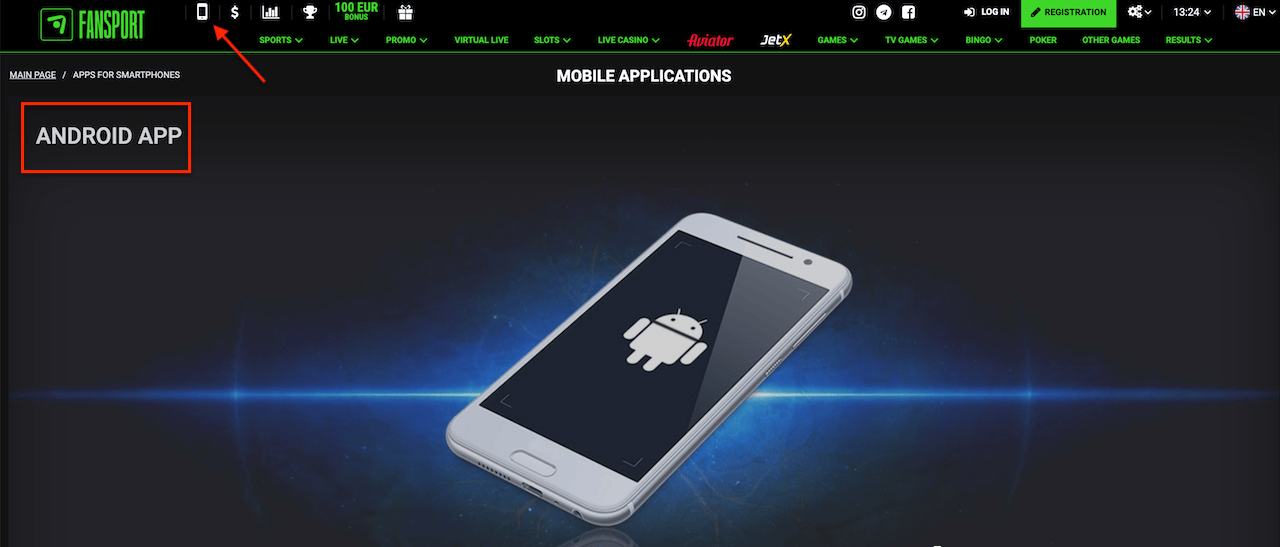 FanSport Mobile app