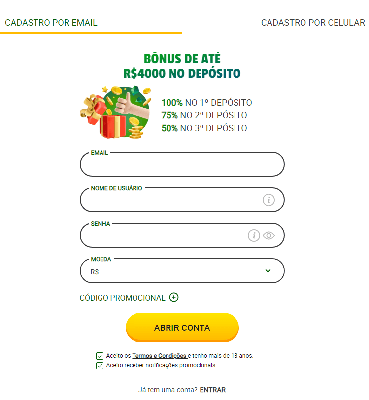 cadastrar na Brazino777 2