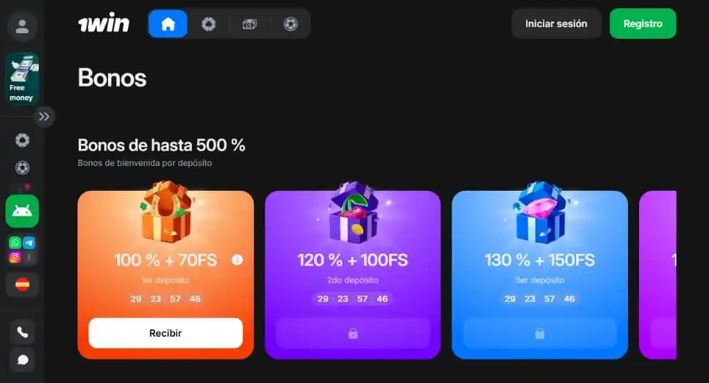 1win bonuses
