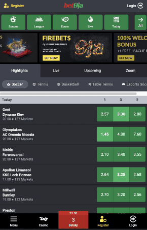 Choose Your Preferred Sport bet9ja