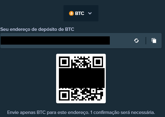 código para o depósito