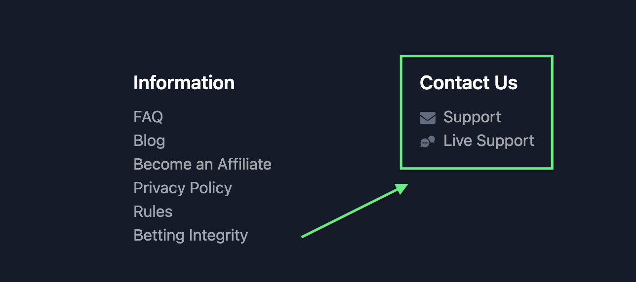 Sportbet.one customer support