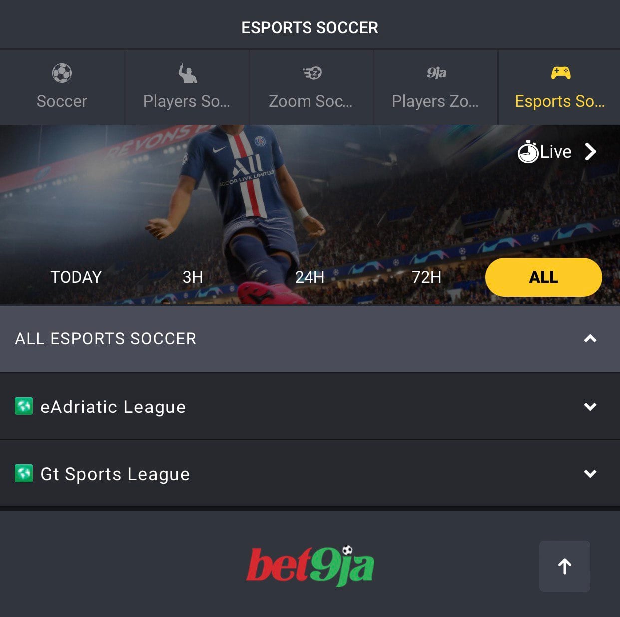Bet9ja eSports 