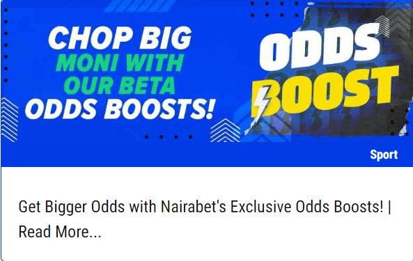 Odds Boosts