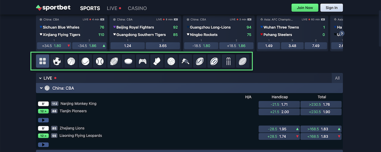 Sportbet.one Crypto Sportsbook