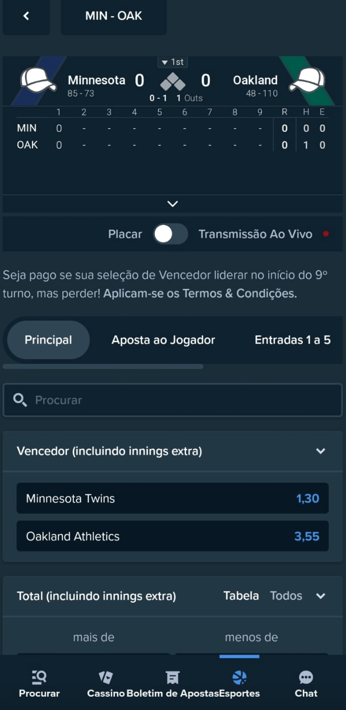 stake o usuário Android ou iOS 