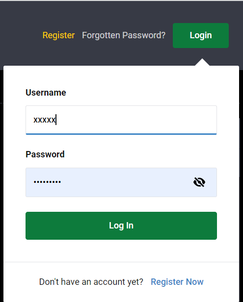 username and password bet9ja