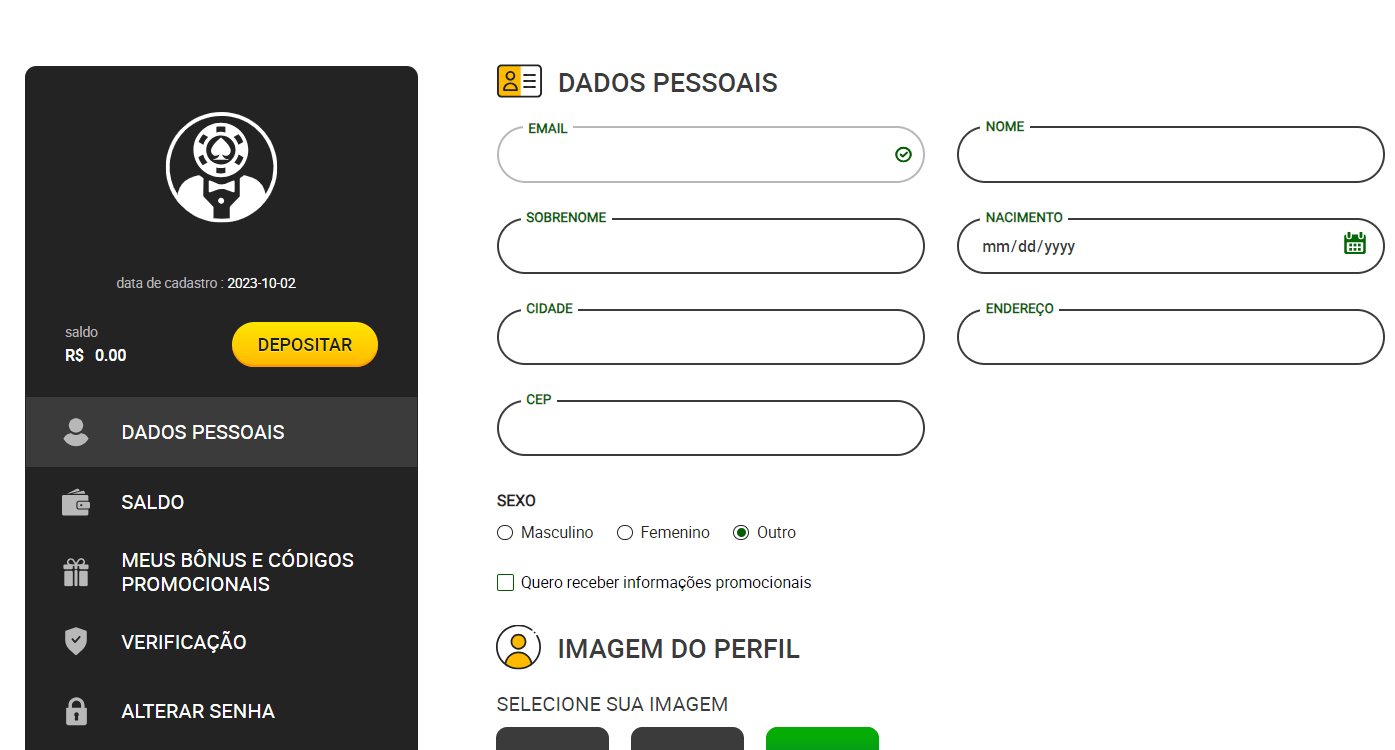 questionário de verificação brazino777
