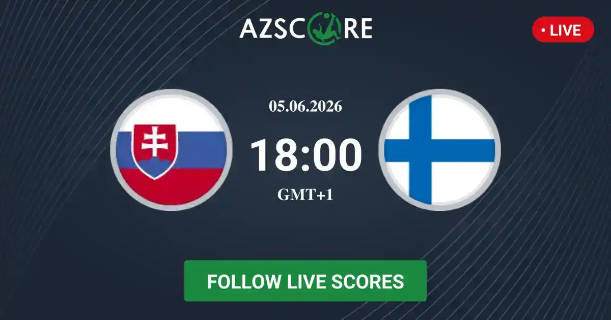 Slovakia (Women) vs Finland (Women) 05/06/2026 live score, H2H and ...