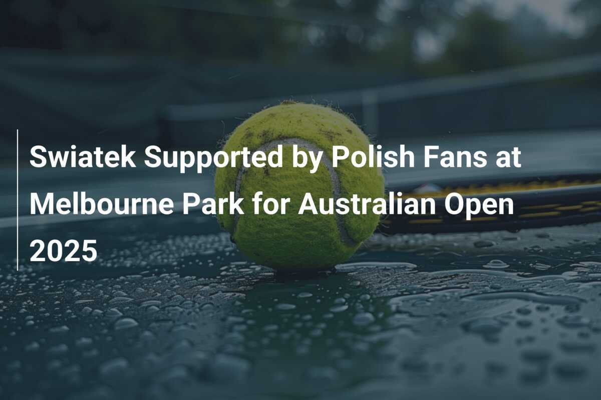 Schweizer Tennisfans unterstützen Swiatek beim Australian Open 2025 in Melbourne