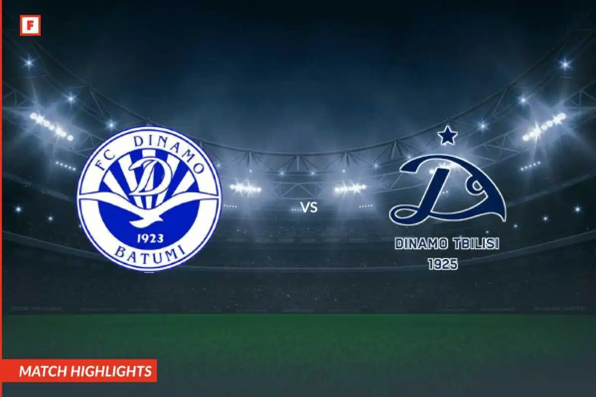 Dynamo Batumi - Dinamo Tbilisi cele i najważniejsze momenty