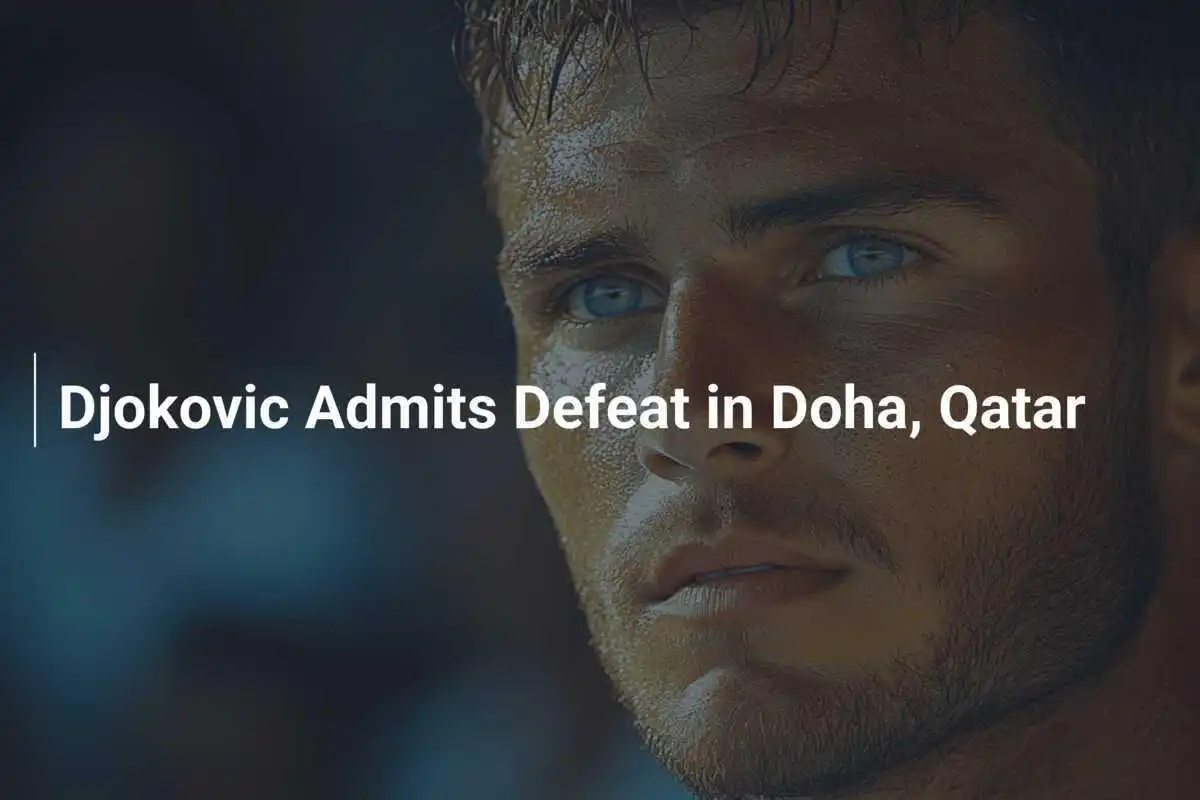 Djokovic gesteht Niederlage in Doha, Katar
