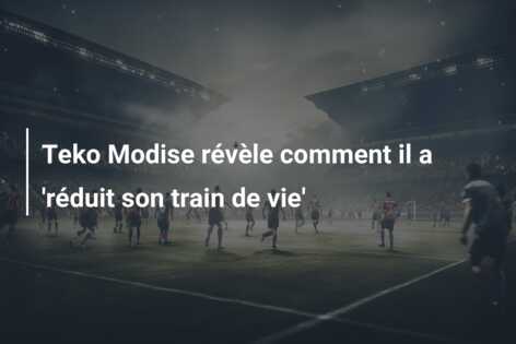 Teko Modise révèle comment il a ‘réduit son train de vie’