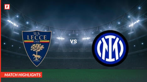 Lecce - Inter buts et temps forts