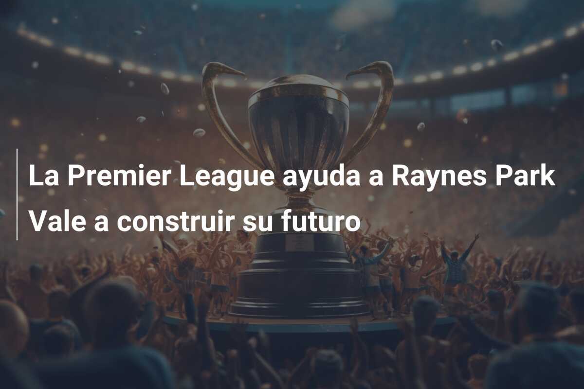 La Premier League ayuda a Raynes Park Vale a construir su futuro