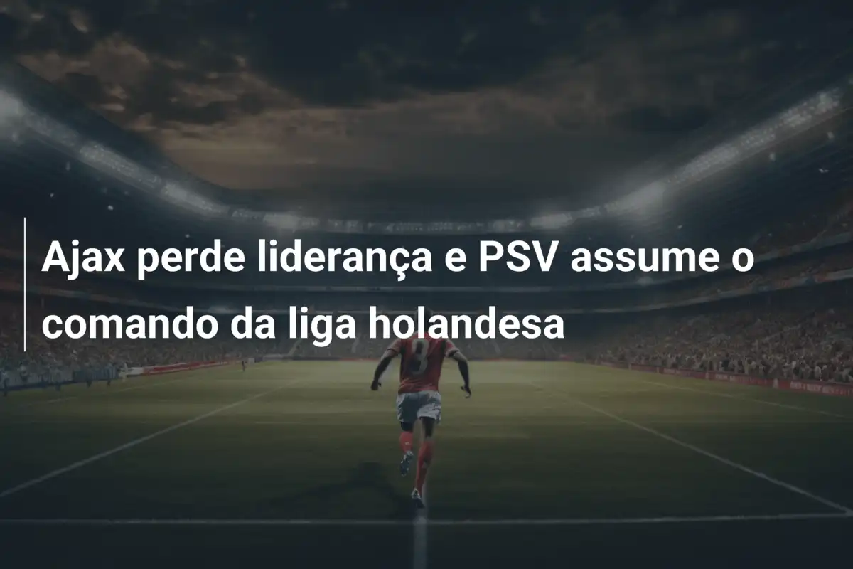 Ajax perde liderança e PSV assume o comando da liga holandesa