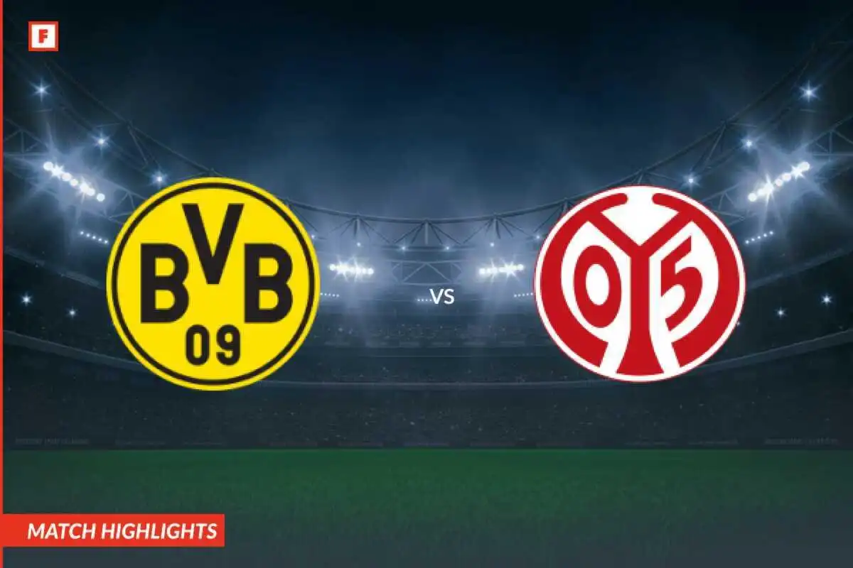 Borussia Dortmund - 1. FSV Mainz 05 mål og høydepunkter