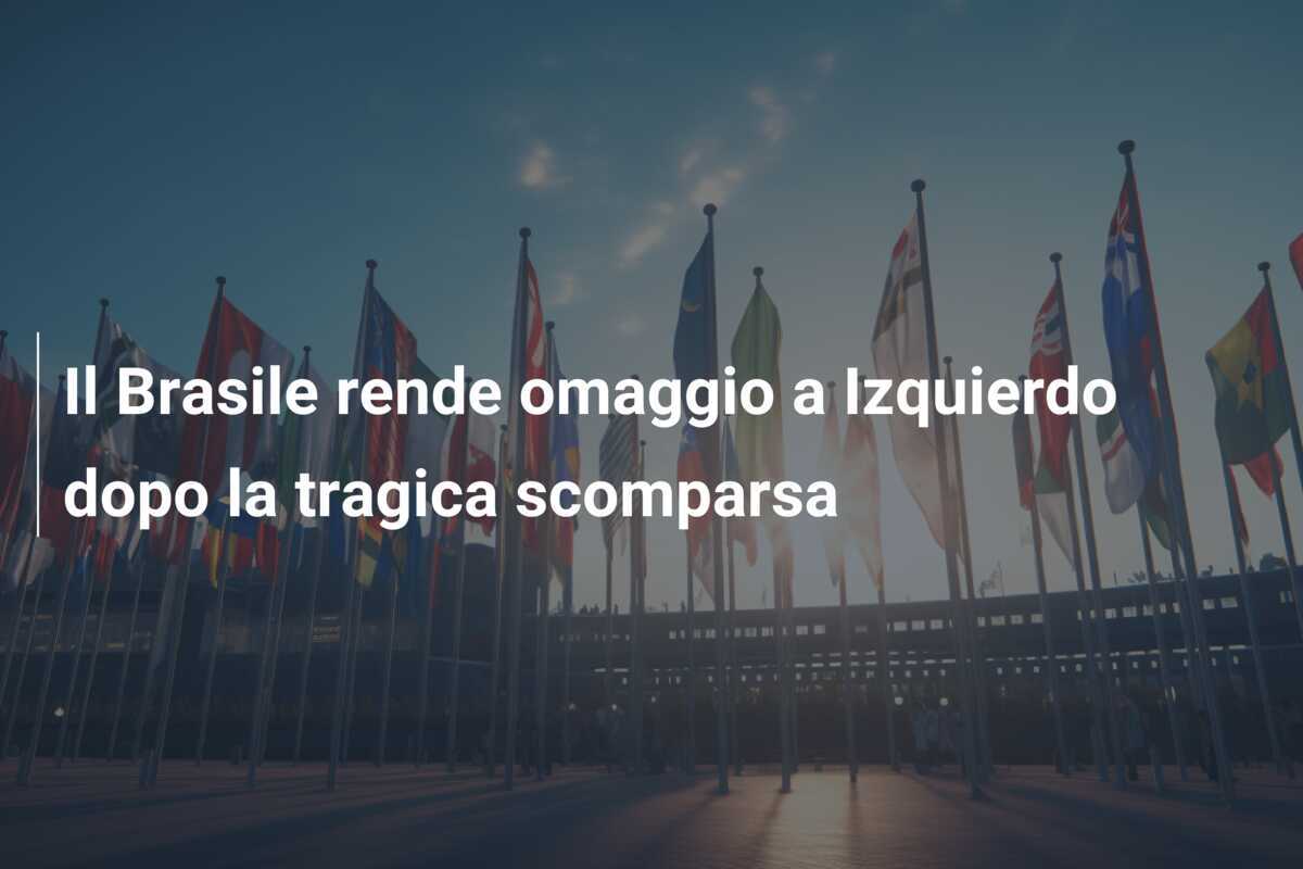 Il Brasile rende omaggio a Izquierdo dopo la tragica scomparsa