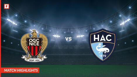 Nice - Le Havre buts et temps forts