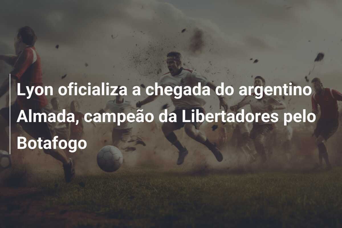 Lyon oficializa a chegada do argentino Almada, campeão da Libertadores pelo Botafogo