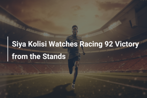 Siya Kolisi Watches Racing 92 Victory from the Stands