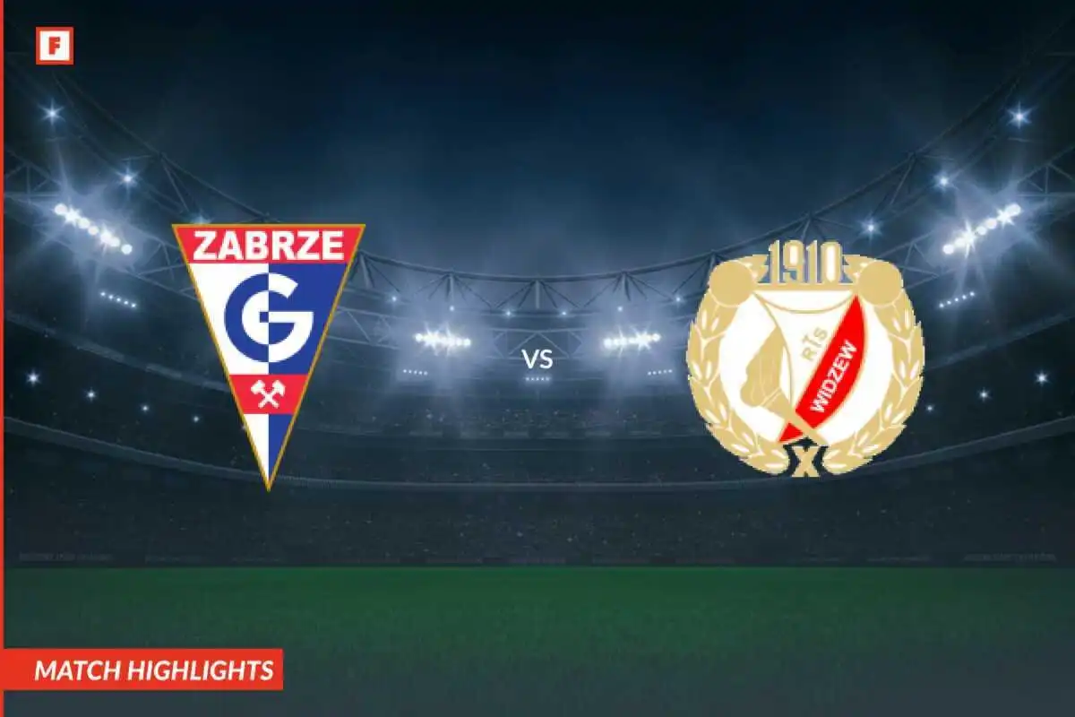 Gornik Zabrze - Widzew Lodz gol e momenti salienti