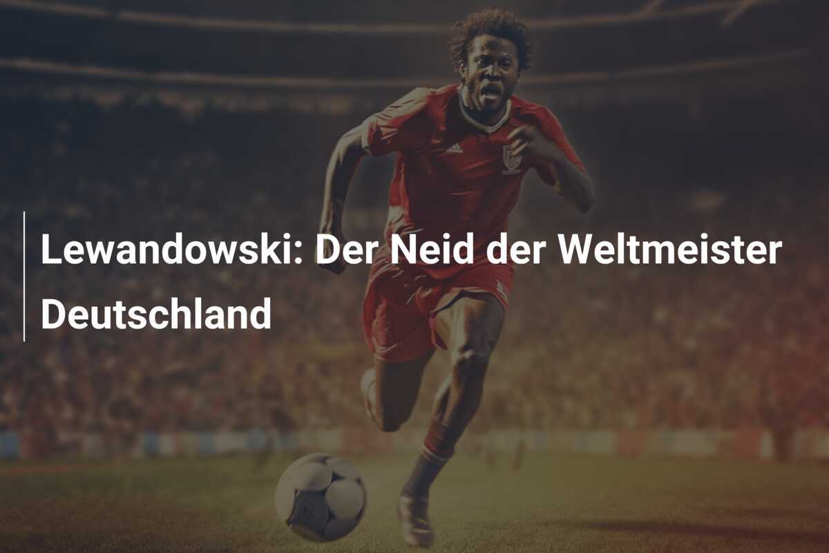 Lewandowski: Der Neid der Weltmeister Deutschland