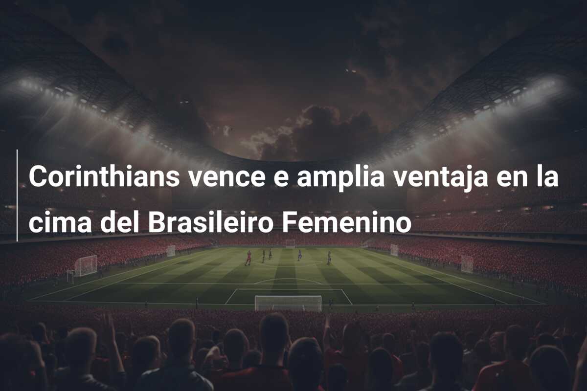 Corinthians vence e amplia ventaja en la cima del Brasileiro Femenino