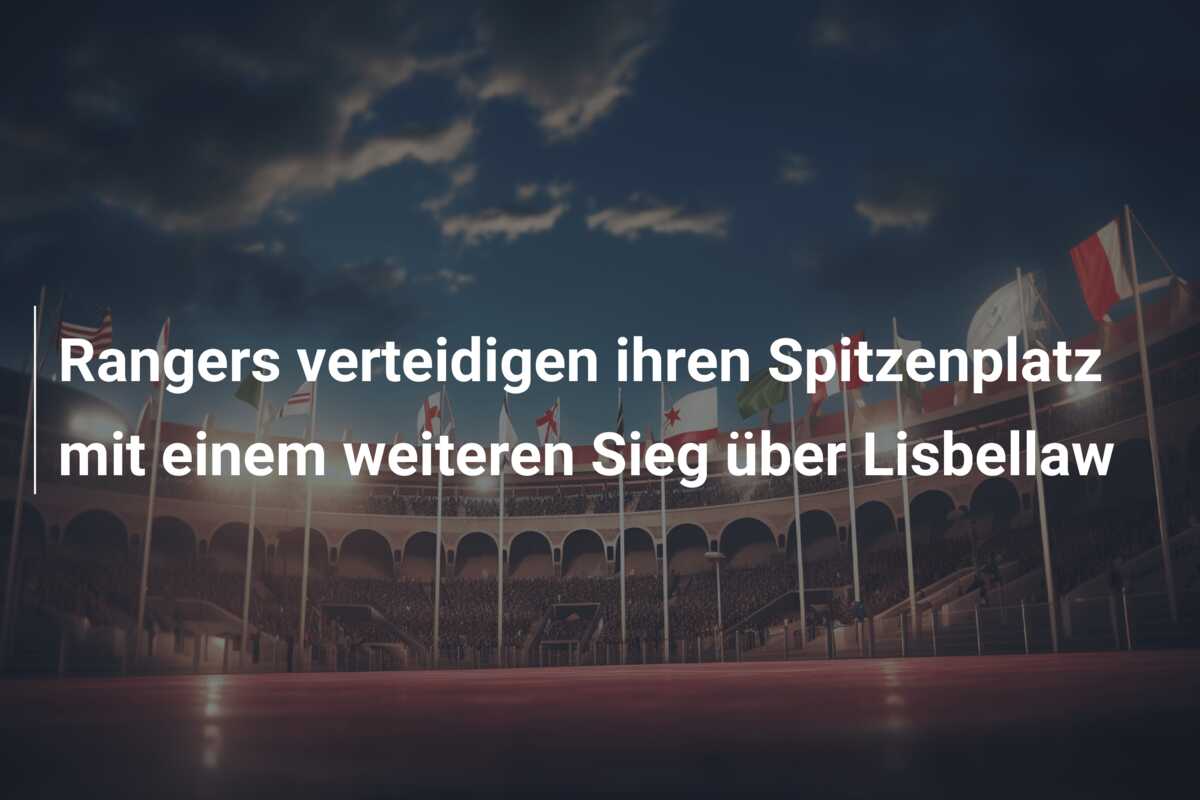 Rangers verteidigen ihren Spitzenplatz mit einem weiteren Sieg über Lisbellaw