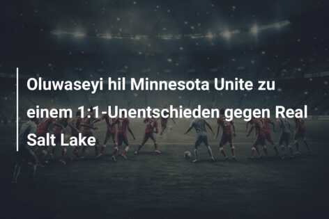 Oluwaseyi hil Minnesota Unite zu einem 1:1-Unentschieden gegen Real Salt Lake