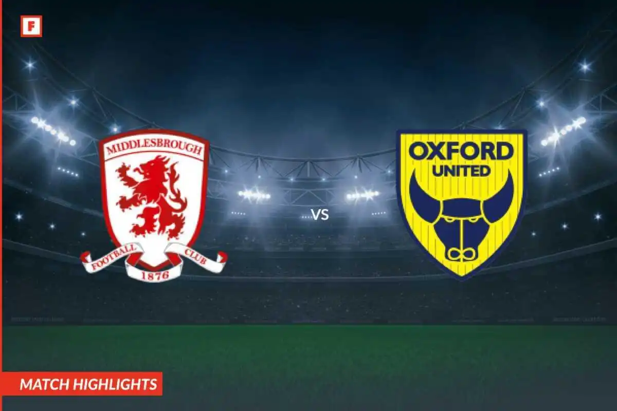 Middlesbrough - Oxford United doelpunten en hoogtepunten