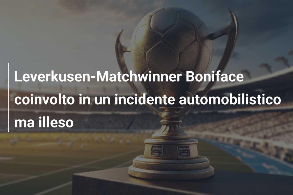 Leverkusen-Matchwinner Boniface coinvolto in un incidente automobilistico ma illeso