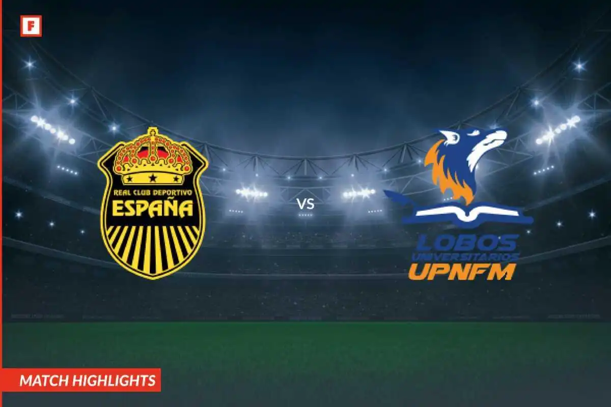 Real C.D. Espana - Lobos UPNFM góly a najzaujímavejšie momenty