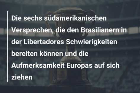 Die sechs südamerikanischen Versprechen, die den Brasilianern in der Libertadores Schwierigkeiten bereiten können und die Aufmerksamkeit Europas auf sich ziehen