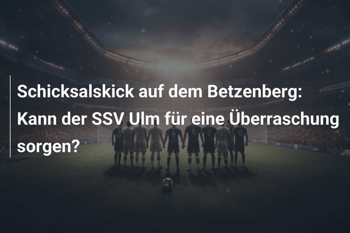 Schicksalskick auf dem Betzenberg: Kann der SSV Ulm für eine Überraschung sorgen?