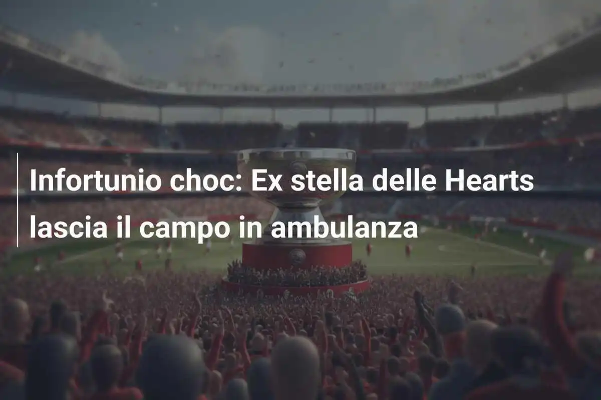 Infortunio choc: Ex stella delle Hearts lascia il campo in ambulanza