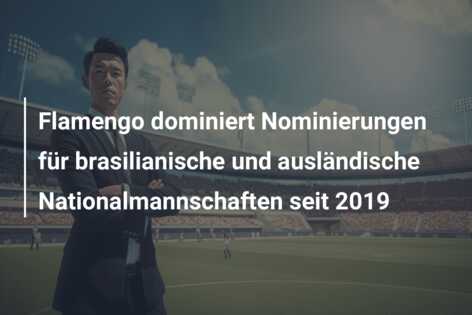 Flamengo dominiert Nominierungen für brasilianische und ausländische Nationalmannschaften seit 2019