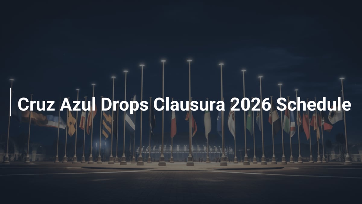 Cruz Azul dévoile le calendrier du Clausura 2026 - footboom1.com