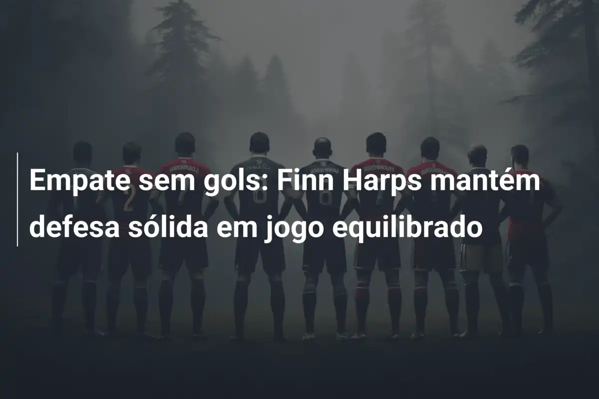 Empate sem gols: Finn Harps mantém defesa sólida em jogo equilibrado