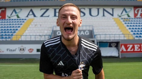 Oleksiy Kashchuk Scores for Qarabag Against Sumgayit