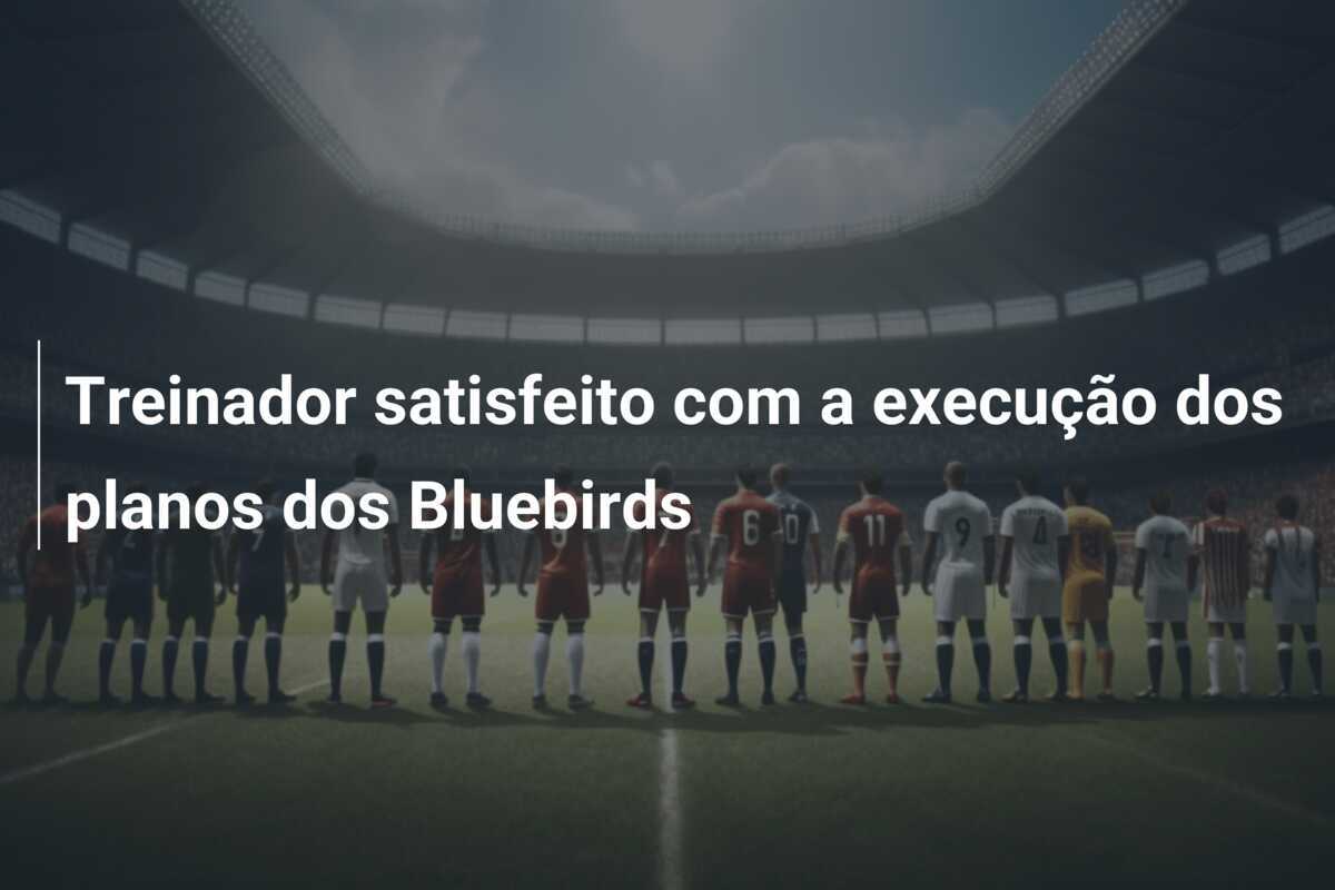Treinador satisfeito com a execução dos planos dos Bluebirds