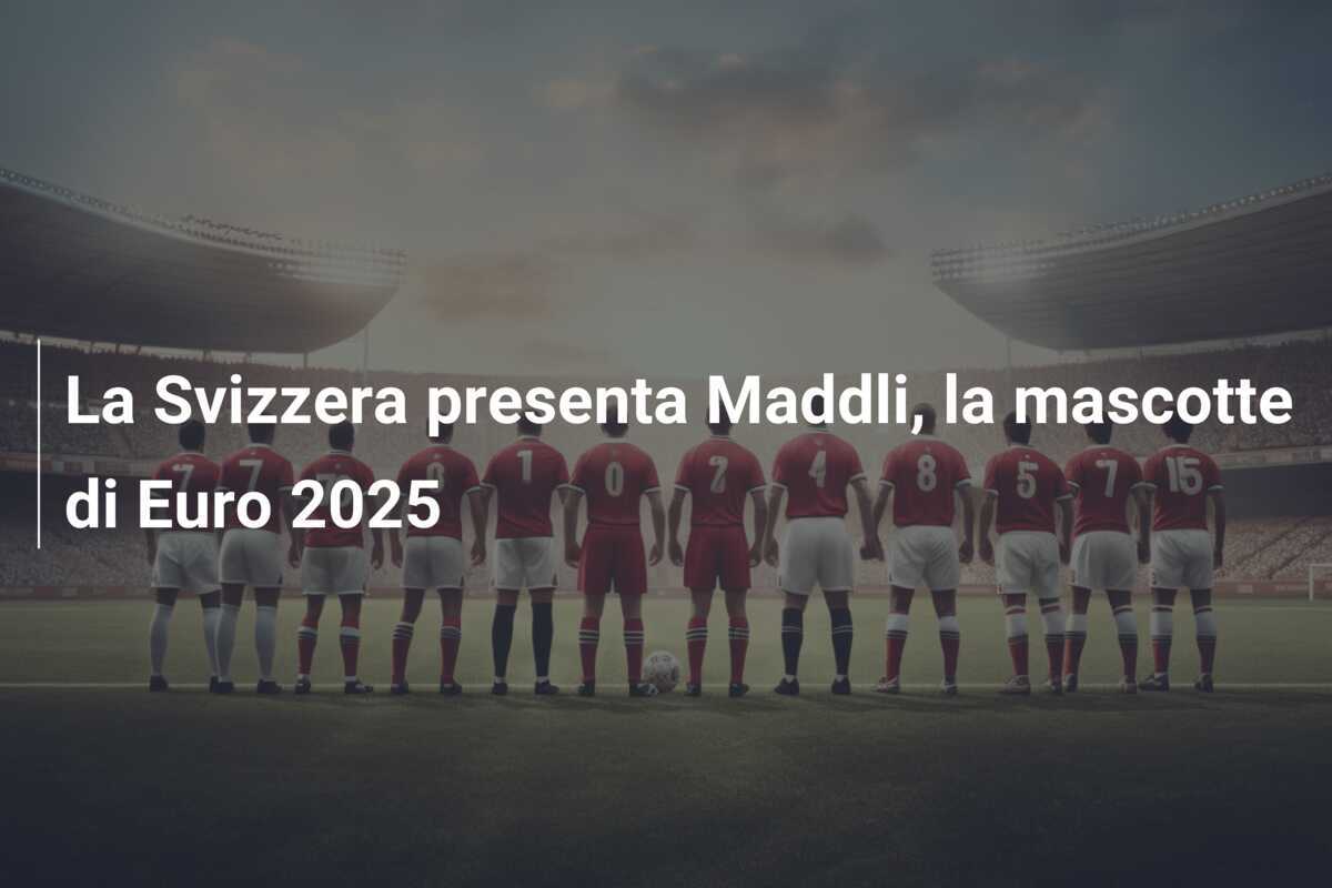 La Svizzera presenta Maddli, la mascotte di Euro 2025